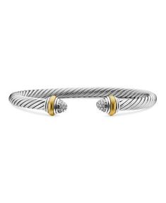 David Yurman Cable Classics Bracelet with Diamonds and 14K Gold, 5mm Bracelet With Diamonds, David Yurman, Jewelry Accessories, Pick Up, In Store, Buy Online, Cable, Diamonds, Bracelet