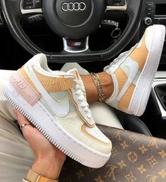 Beige Pink Pixel Custom Air Force 1s Shadow-shecustomize Daily Shoes, Nike Air Force 1 Shadow, Outfits Minimalist, Sneaker Outfits, Nike Shoes Air Force, Air Force 1 Shadow, Basket Style, Nike Air Shoes, Nike Shoes Air Max