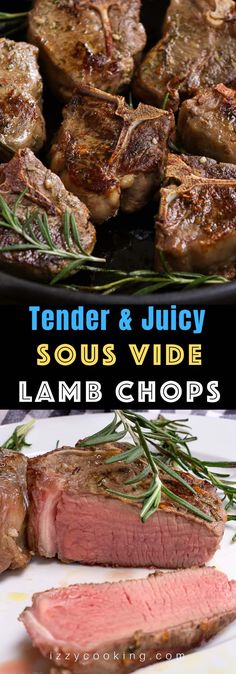 tender and juicy sous vide lamb chops