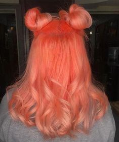 Peach Hair Colors, Peach Hair, Strawberry Blonde Hair, Peachy Keen, Permanent Hair Color