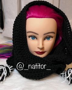 I made this snood inspired on Wednesday Addams from Netflix series Crochet handmade with worsted weigh yarn. Measurements: Wide = 32" Length = 10.5" Care instructions: >Machine washable **Make sure when putting on the washing machine don't put together with other clothes with buttons or zippers** >Dry flat This product is MADE TO ORDER meaning that it will take 1 or 3 days to make it and ship If you have any questions please feel free to msg me here or instagram @_natitor_ Thank you for visiting Handmade Casual Infinity Scarf One Size, Casual Handmade Infinity Scarf One Size, Handmade Yarn Scarves One Size, Handmade Black Scarf For Fall, Handmade Black Scarves For Fall, Black Crochet Scarves For Winter, Wednesday Adams, Snood Scarf, Hooded Scarf