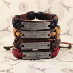 Motto Leather Bracelet, Vintage Bracelet, Gifts For Her, Gifts For Him, Birthday Gifts Gifts For Him Birthday, Vintage Bra, Card Payment, Credit Card Payment, For Her Gifts, Vintage Bracelet, Bracelet Vintage, Vintage Bracelets, Black Coffee