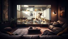 DIGITAL DOWNLOAD for Samsung TV Frame TV Boutique 211 | Dog playing in the kitchen TV art | Digital file for Samsung Frame TV. Stunning digital art for Samsung Frame TV - Instant Download Immerse yourself in the fascinating world of digital art with our exclusive collection for your Samsung Frame TV. Specially designed for this innovative display, our artworks will transform your TV into a real work of art and create a unique ambience in your home. Each piece is available to download immediately Kitchen Tv, Tv In Kitchen, Dog Playing, Tv Frame, Tv Digital, Samsung Tv, Samsung Tvs, Digital Tv, Samsung Frame Tv Art