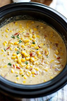 Slow Cooker Corn Chowder Jalapeno Corn Chowder, Crockpot Chicken Corn Chowder, Slow Cooker Corn, Slow Cooker Corn Chowder, Jalapeño Dip, Corn Chowder Soup