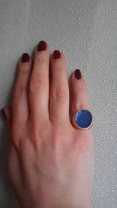 A handmade signet ring cover with 18kt gold .Made with silver 925 and blue color inlay.  Any customization in the color is welcome. Handmade Silver Ring, Signet Rings, Ring Blue, Handmade Rings, Silver Rings Handmade, Free Gift Wrapping, Ring Collections, Beautiful Gift Boxes, Signet Ring