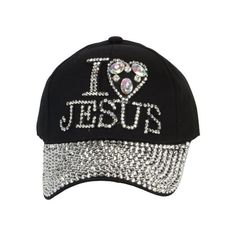 A fashionable and faith-filled accessory for any stylish woman! This hat is designed with both style and spiritual significance in mind, making it the perfect addition to your wardrobe. Crafted from high-quality materials, this hat features a shimmering glitter finish and bold I Love Jesus" statement that will catch the eye and express your love for your faith. The hat design provides ample sun protection and coverage, making it ideal for outdoor activities, religious events, or just a casual da I Love Jesus, Crystal Pattern, Hat Design, Love Jesus, Baseball Hat, Hat Designs, Cloth Bags, Crystal Rhinestone, Stylish Women