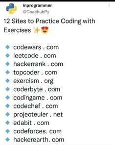 an image of a text message that reads, 12 sites to practice cooling with exercises