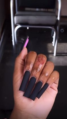 Long Acrylic Nails Square, Pink Long Acrylic, Acrylic Nails Square, Stylist Tattoos