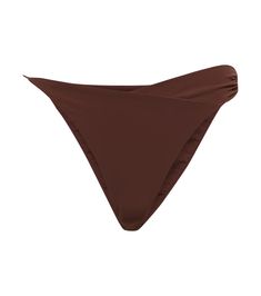 Fitted Brown Ruched Bottoms, Ruched Elastane Bottoms For Beach, Ruched Elastane Bottoms For The Beach, Chic Brown Stretch Swimwear, Chic Brown Swimwear, Chic Brown Swimwear For Swimming, Brown Swimsuit, Sporty Swimwear, Dark Fashion