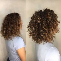 Curly Bob Haircuts, Short Curly Bob Hairstyles, Haircuts For Curly Hair, Side Swept, Curly Bob Hairstyles