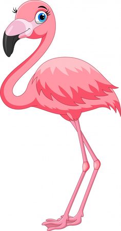 a pink flamingo standing with its legs crossed