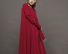 Hey, I found this really awesome Etsy listing at https://www.etsy.com/listing/487346930/christmas-evening-dress-evening-gown Red Maxi Dress For Winter, Red Maxi Dress For Evening In Fall, Red Evening Maxi Dress For Fall, Evening Dress Long Sleeve, Modern Dresses, Attractive Dresses, Evening Dress Long, Beautiful Evening Dresses, Long Red Dress