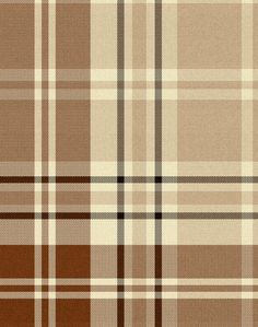 a brown and white plaid pattern is shown