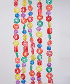 Lifesaver Candy Garland - 6' - The Country Christmas Loft Candy Ideas For Party, Faux Candy Decorations, Candy Land Nails, Outdoor Gingerbread House, Candy Gingerbread House, Hard Candy Christmas, Candy Garland, Christmas Birthday Party Decorations, Lifesaver Candy