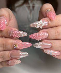 Reflective Nails, Aesthetic Nail, November Nails, Mermaid Nails, Aesthetic Nails