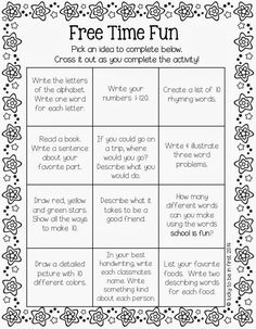 a free printable time fun game for kids to practice their writing skills and read alouds