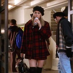 Ballerina Aesthetic Outfit, Cher Horowitz Outfit, Cher Clueless Outfit, Cher Outfit, Red Plaid Outfit, Cher Outfits, Cher Clueless, Clueless Fashion, Cher Horowitz