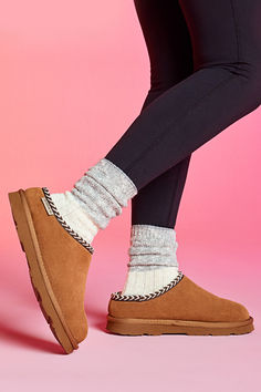 For the self-proclaimed homebody—the cozy queen who wants to be comfy above all else. These on-trend slippers are just what she’ll want to unwrap. Boots Slippers, Shoes Boots, Slippers, Queen, For Women