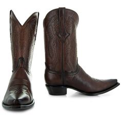 Show off classic Western style with this traditional cowboy boot, which offers high-quality construction and lasting comfort. These burnished leather boots are handcrafted in Leon, Guanajuato, Mexico with brown genuine leather throughout. The classic snip toe of this traditional style boot is accented with western stitching on the shaft and foot. These country boots will make help you create an authentic country look. These cowboy work boots are incredibly versatile‚ wear them every day or add a Western Style Brown Chelsea Boots With Goodyear Welt, Western Brown Goodyear Welted Chelsea Boots, Western Style Brown Goodyear Welted Chelsea Boots, Brown Goodyear Welted Western Chelsea Boots, Western Chelsea Boots With Moc Toe And Leather Lining, Western Chelsea Boots With Leather Lining And Moc Toe, Classic Moc Toe Moto Boots For Western-themed Events, Classic Boots With Reinforced Heel For Western-themed Events, Classic Moto Boots With Moc Toe For Western-themed Events