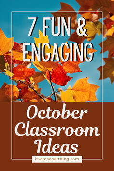 Planning ahead for October is an important way to reduce the chaos that comes when teaching during those weeks before Halloween. Learn 7 ideas that will keep your students focused and learning during October. Short Stories To Read, October Classroom, Stories To Read, Best Short Stories, Middle School Classroom, Kids Focus, Mentor Texts, Reading Stories