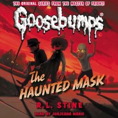 the book cover for goosebumps, featuring two children on skateboards