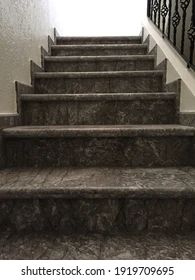 a set of stairs leading up to the top