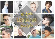 Butch Lesbian Fashion, Women Haircut, Tru Love, Lesbian Outfits, Tomboy Look, Hair Guide