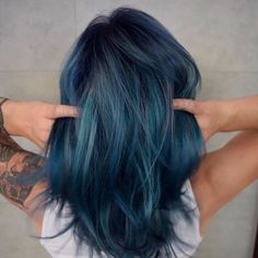 Rainbow Balayage, Balayage Ideas, Hair Color Blue, Pastel Hair, Dye My Hair, Hair Color Balayage, Hair Inspiration Color, Hair Color Dark