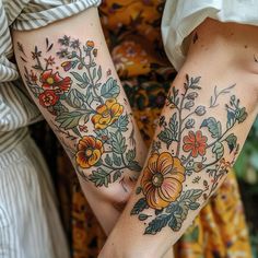 Sibling Tattoos Tattoo Blueprint Set Color Floral Tattoo, Minnesota Tattoo, Lantern Walk, Tattoo Bible, Jewish Cemetery, Poppies Tattoo, Sibling Tattoos, Tattoo Master, Floral Tattoo Sleeve