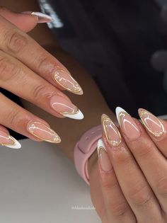 Classy Gel Nails, Glitter Gel Nail Designs, Ny Nails, Mauve Nails, Gel Nail Polish Colors, Ombre Nail, Aesthetic Nails, Glamour Nails, Glitter Gel Nails