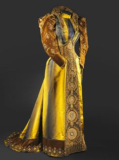 Emile Pingat, Historical Clothes, Tea Gown, Skirt Silk, Silk Cord, National Gallery, Old Fashion