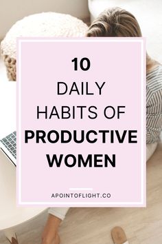 10 daily habits of productive and successful women. One of the best feelings is feeling accomplished at the end of a productive day. With these tips you can increase your daily productivity. Click to read more!    #motivation #productivity #goals #bossbabe #goodhabits Feeling Accomplished, Productivity Goals, 10 Daily Habits, Motivation Productivity, The Best Feelings, Best Feelings, Productive Habits, Power Clean