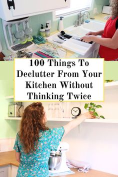 Spring Declutter Kitchen Decluttering, Decluttering Ideas Minimalism, Things To Declutter, Declutter Kitchen, Kitchen Farmhouse Decor, Declutter Home, Declutter Challenge, Farmhouse Floor Plans