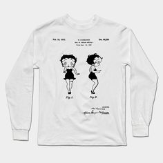 Betty Boop Patent Black 1931 -- Choose from our vast selection of Long Sleeve T-Shirts to match with your favorite design to make the perfect custom graphic Long Sleeve T-shirt. Pick your favorite: Classic or Premium. Customize your color! For men and women. Black Betty Boop, Black Betty, Scoop Neck Long Sleeve, Teen Fashion Outfits, Graphic Long Sleeve, Betty Boop, Long Sleeve T Shirts, Black Long Sleeve, Teen Fashion