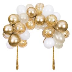 balloon arch kit by meri meri mm 205030 1 Gold Balloon Arch, 40 Balloons, 50th Wedding Anniversary Party, Balloon Arch Kit, 50th Anniversary Party, Balloon Kit, Gold Wedding Decorations, Large Balloons, Golden Birthday