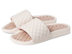 Athletic Propulsion Labs (APL) Lusso Slide - Women's Shoes : Creme/Rose Dust : The highest quality you can get in a sandal, the Athletic Propulsion Labs&amp,#174, (APL) Lusso Slide features a soft Nappa intricately, cross-stitched strap and footbed, that your feet will thank you for every time you slip them on. The 3D molded footbed is accented with a matching APL logo to massage your feet with every step. Signature midsole/outsole uses our tried and true Propelium&amp,#174, compound offering the same great cushioning and rebound from the running shoes you love. Leather upper. Leather lining. Synthetic sole. Imported. Measurements: Weight: 4 oz Product measurements were taken using size 9, width B - Medium. Please note that measurements may vary by size. Slides Women, Tried And True, Athletic Women, Women's Shoes, Running Shoes, Massage, Leather Upper, Women Shoes, Leather