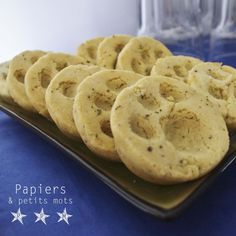 some cookies are on a plate and ready to be eaten