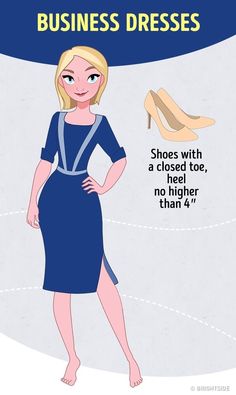 How to Perfectly Match Your Shoes With Your Dress Swimsuit Season, Business Dresses