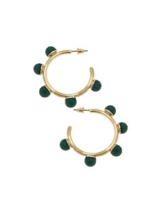 allison resin green beaded hoop earrings Cropped Wide Leg Jeans, Beaded Hoop Earrings, Beaded Hoops, Resin Beads, Metal Finishes, Stacked Heel, Heeled Mules, Color Pop, Hoop Earrings