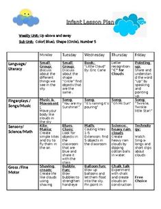 the printable lesson plan for children