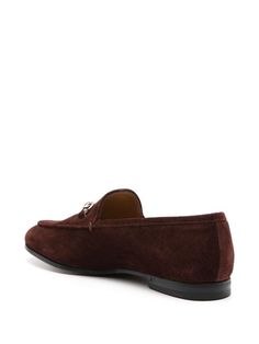 Gucci Horsebit Suede Loafers - Farfetch Gucci Brown Loafers With Rubber Sole, Brown Gucci Slip-on Loafers, Brown Gucci Loafers With Rubber Sole, Luxury Brown Gucci Loafers, Gucci Brown Shoes With Leather Sole, Luxury Brown Slip-ons, Gucci Loafers In Calf Leather, Gucci Calf Leather Loafers With Branded Insole, Gucci Calf Leather Loafers