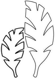 two leaves are shown in black and white, one is drawn to look like it has been