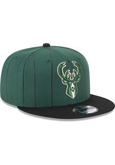 Wear your Bucks style with pride in this Milwaukee Bucks New Era Green Vintage 9FIFTY Snapback Hat! This Milwaukee Snapback Hat features a front embroidered team logo. Go Bucks! Front embroidered logo, Fashion alternate colorway, Side New Era Flag, Back plastic snapback, Adjustable closure, Polyester material, Polyester, Wipe clean with cloth or cleaning kit, 4 Mens Snapback Hats, Mean Green, Washington Wizards, Nba Store, Head Gear, Head Wear, Brooklyn Nets, National Basketball Association, New Era Cap