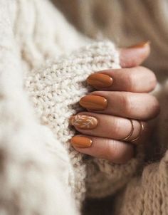 Kutek Disney, Boho Nails, Simple Fall Nails, September Nails, October Nails