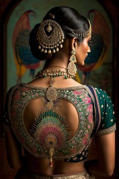 Fashion - Tezy Silk Saree Blouse Designs Patterns, Blouse Back Neck, Latest Bridal Blouse Designs, Ethno Style, Traditional Blouse Designs, New Saree Blouse Designs, Latest Model Blouse Designs