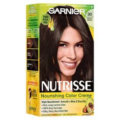 Garnier Nutrisse Ultra Creme Nourishing Permanent Color nourishes as it colors for 2x shinier, silkier and nourished hair vs. uncolored, unwashed hair. Garnier Nutrisse comes with a fruit oil ampoule that you pour directly into the mix. Our nourishing after color conditioner is infused with five responsibly-sourced oils-- avocado, olive, coconut, argan and shea. The ColorBoost technology efficiently infuses intense dyes into the hair fiber for richer, radiant, and long-lasting color with 100 Barber Haircuts, Hair Mascara, Barrel Curling Iron, Color Conditioner, Polished Hair, Beard Brush, Professional Hairstylist, Flat Iron Hair Styles, Hair Scalp