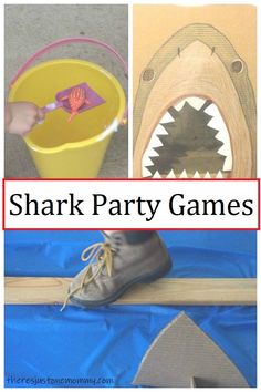 shark party games perfect for shark week