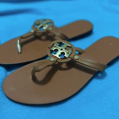 Tory Burch Miller Style Sandals. Brand New, No Box Or Tags. Size 39 Adjustable Tan Sandals For Vacation, Tory Burch Sandals, Tory Burch Miller, Tory Burch Shoes, Women's Shoes Sandals, Tory Burch, Shoes Sandals, Women Shoes, Sandals