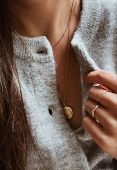 Fall sweaters and fall styles are easily complimented with a beautiful gold accent! A simple outfit is often the most beautiful. Fall Styles, Gold Accent, Fall Sweaters, Video Editor, Gold Accents, Most Beautiful, Autumn Fashion