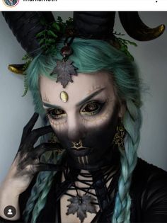 Demon Makeup, Teknik Makeup, Horror Make-up, Halloween Makeup Scary, Horror Makeup